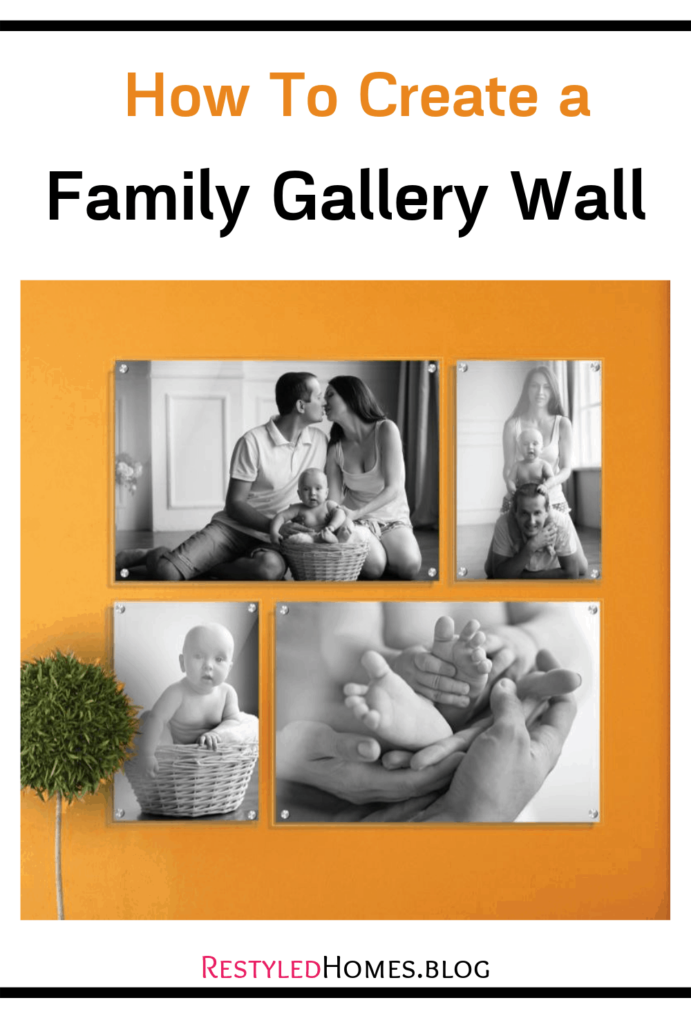 How To Create a Family Gallery Wall - Restyled Homes